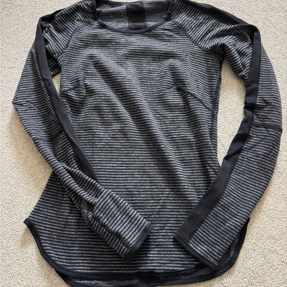 Lululemon Striped Long Sleeve Women's Top